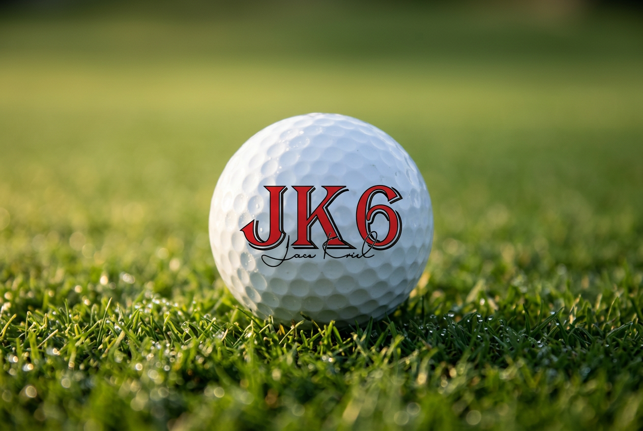 JK6 Golf Day promotional flyer with banking details for donations